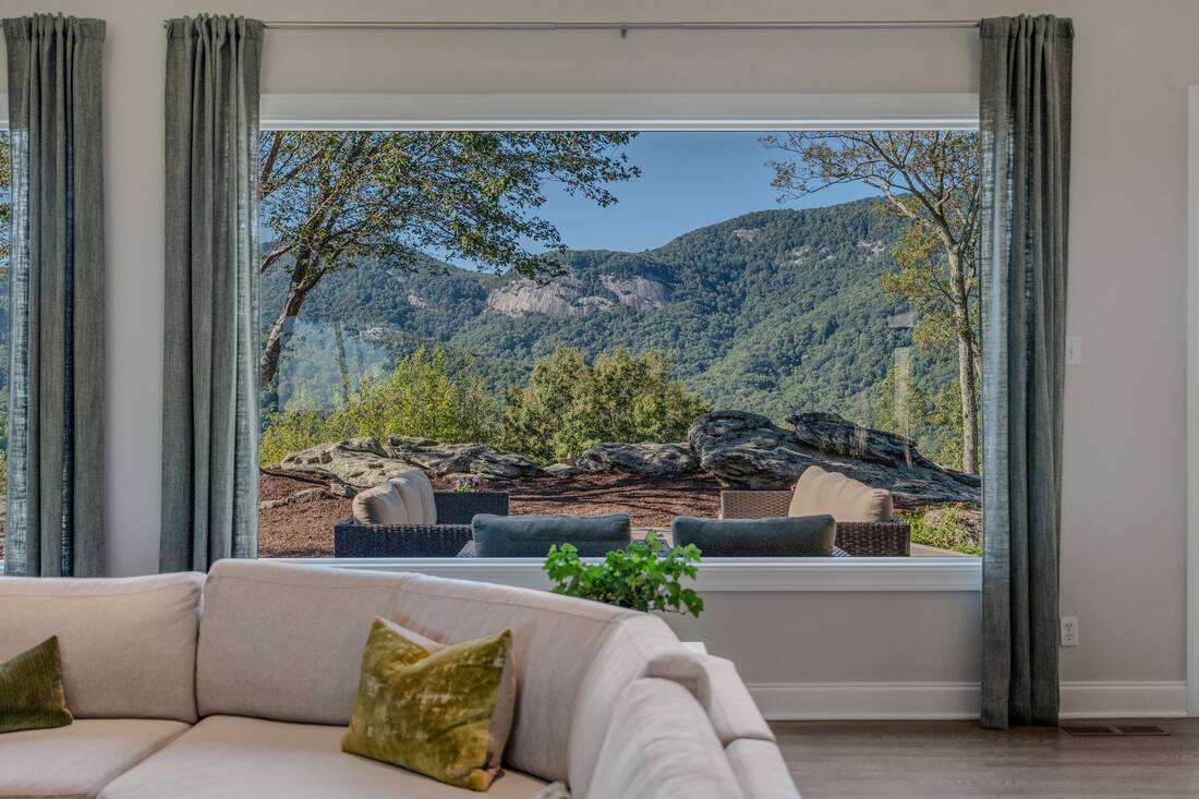 Picture window on the ridgeline